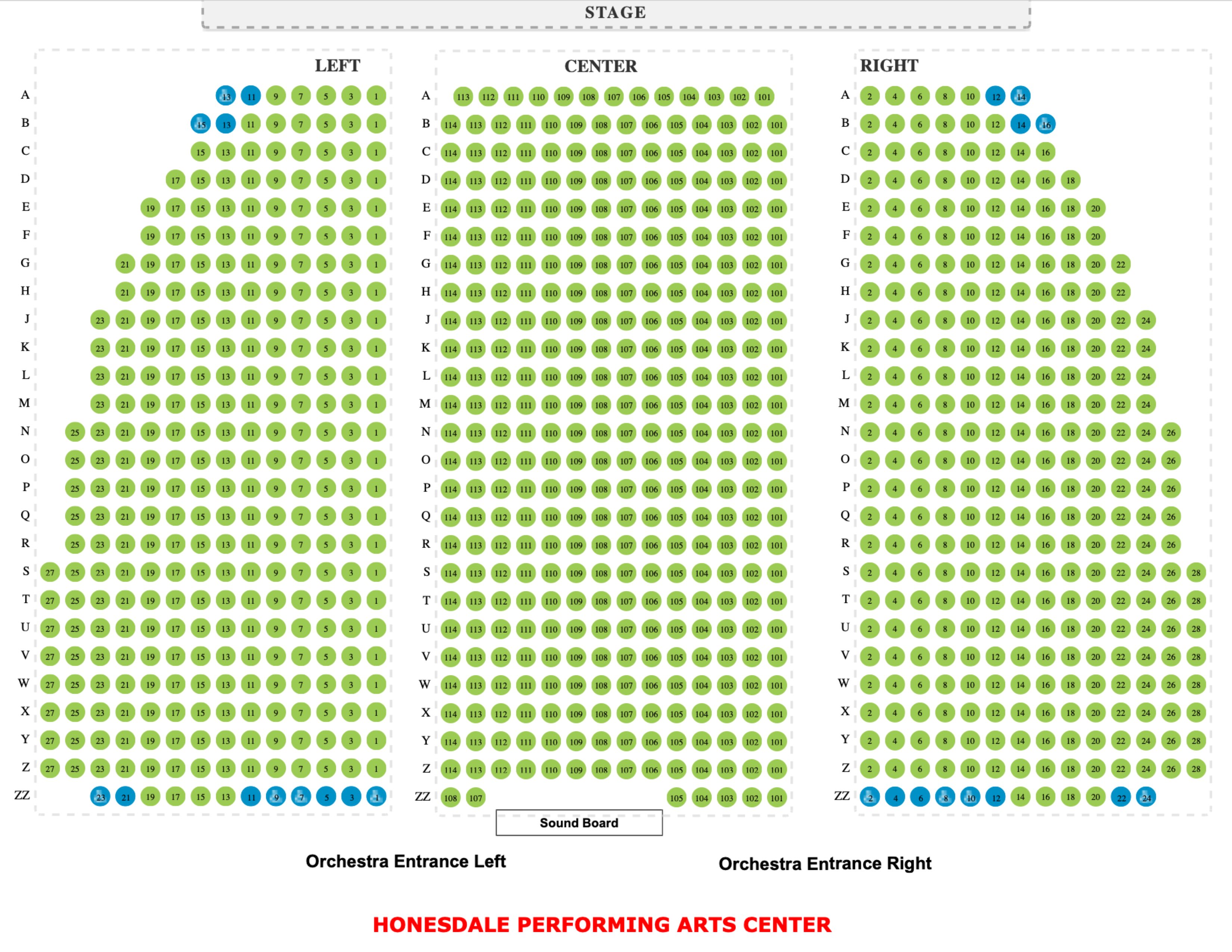 Seating Chart